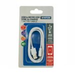 MICRO USB PHONE CHARGING CABLE 1PK - SAMSUNG (FULL BOX) (6)