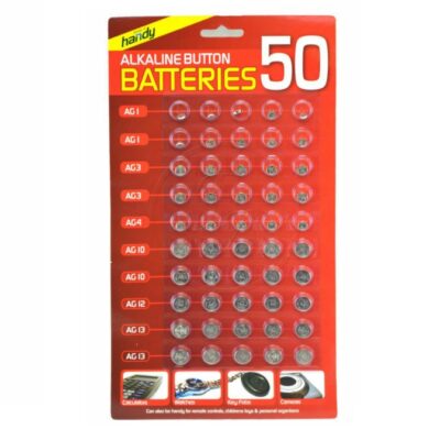 WATCH ASSORTED BATTERIES PACK OF50 (5)