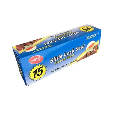 ZIPPER SEAL SLIDE LOCK 15'S (FULL BOX) (24)