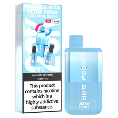 BLOODY BAR 20K BLUEBERRY RASPBERRY / CHERRY ICE (5)