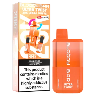 BLOODY BAR 20K TRIPLE MANGO / FIZZY CHERRY (5)