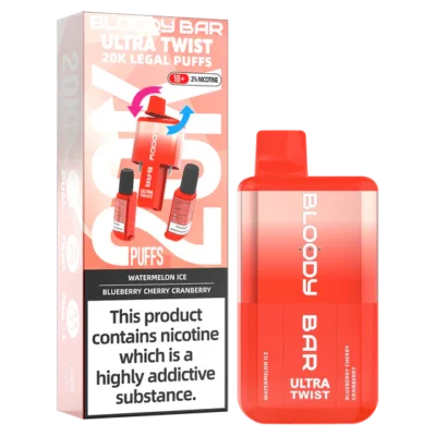 BLOODY BAR 20K WATERMELON ICE / BLUEBERRY CHERRY CRANBERRY (5)