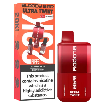 BLOODY BAR 20K WATERMELON ICE / FIZZY CHERRY (5)