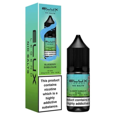 ELUX NIC LIQUID BLUEBERRY BUBBLEGUM 10ML 10MG  (10)