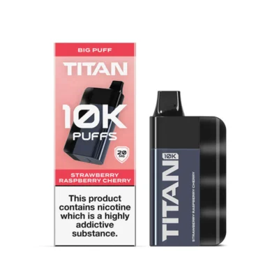 TITAN STRAWBERRY RASPBERRRRY CHERRY10000 PUFFS (5)