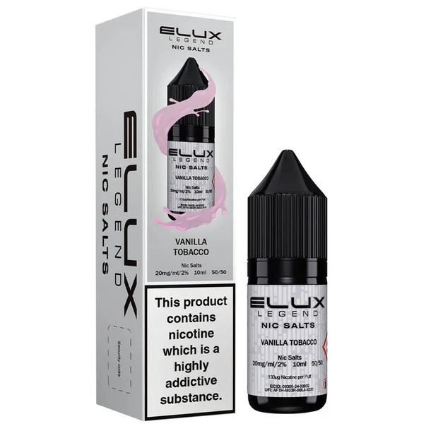 ELUX NIC LIQUID VANILLA TOBACO