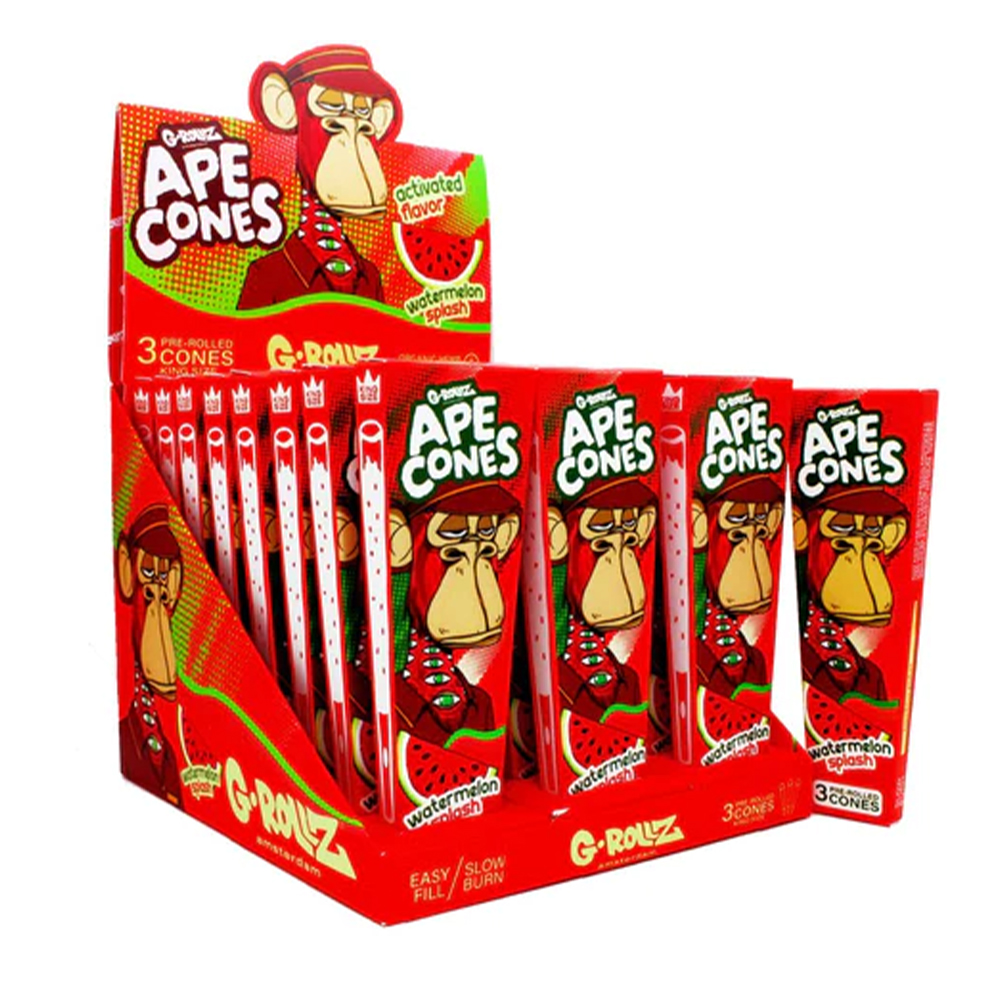 watermelon-splash-g-rollz-ape-cones G Rollz Ape Pop Cone Watermelon