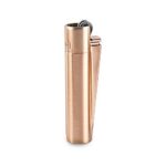 CLIPPER LIGHTER MINI W/METAL ROSY GOLD (30)