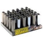 CLIPPER LIGHTER MINI W/METAL MIX (30)