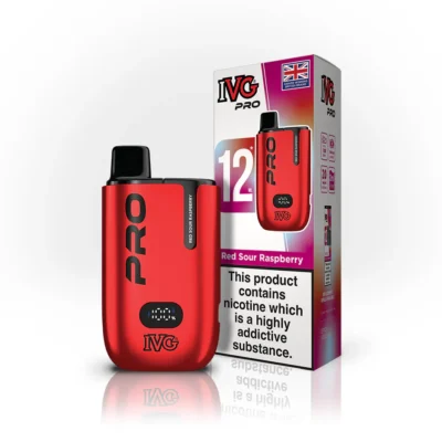 IVG PRO 12 10K RED SOUR RASPBERRY (5)